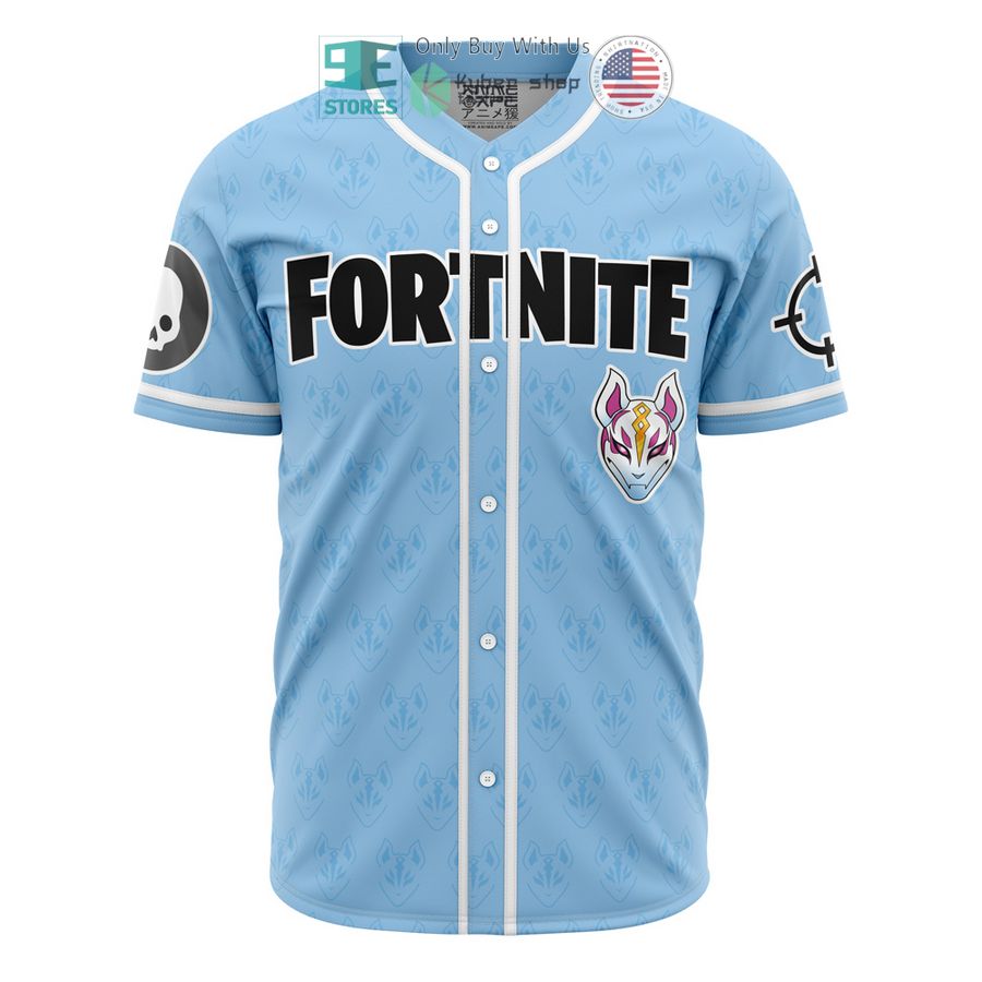 BEST Kitsune Drift Mask Fortnite Baseball Jersey baseball jersey product view 1