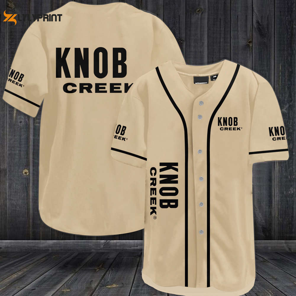 Knob Creek Baseball Jersey - lylyprint.com baseball jersey product view 1