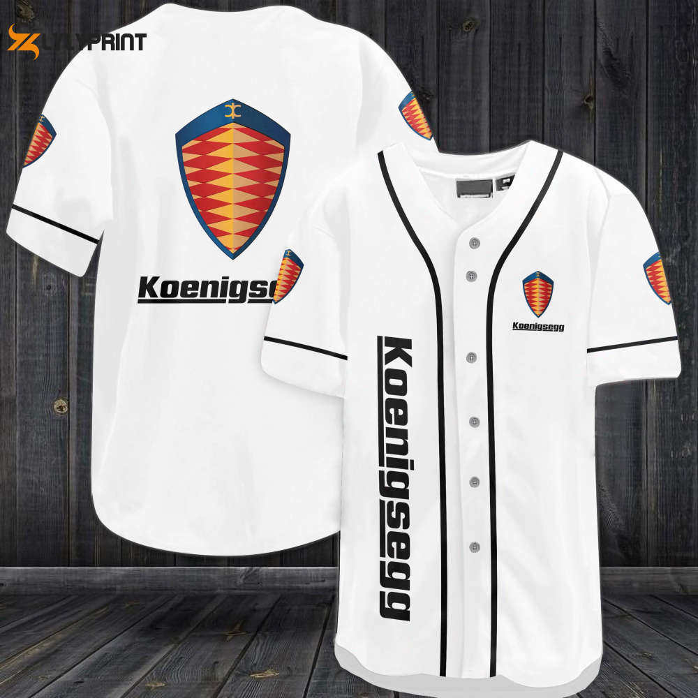 Koenigsegg Automotive AB Baseball Jersey - lylyprint.com baseball jersey product view 1