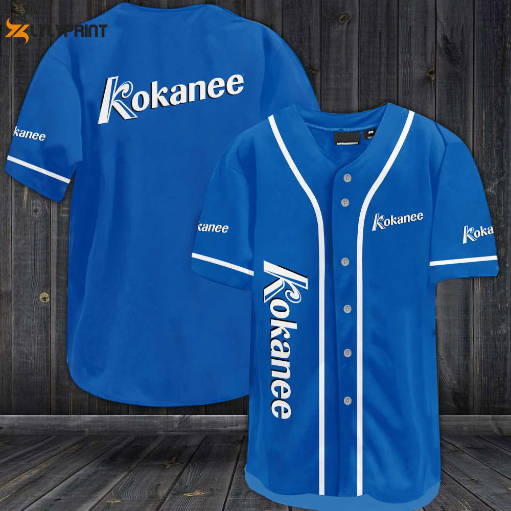 Kokanee All Over Print Unisex Baseball Jersey - lylyprint.com baseball jersey product view 1