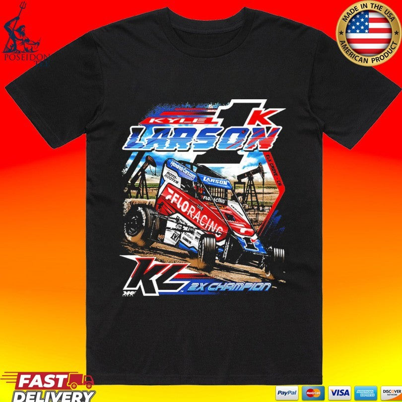 Kyle Larson Chili Bowl Pole Dash T-shirt Unisex T-shirt, Sweatshirt, Hoodie, Long Sleeve Tee - T-Shirt, Sweatshirt, Hoodie