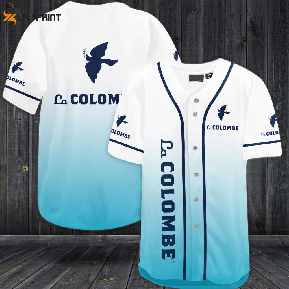 La Colombe Coffee Baseball Jersey - lylyprint.com baseball jersey product view 1
