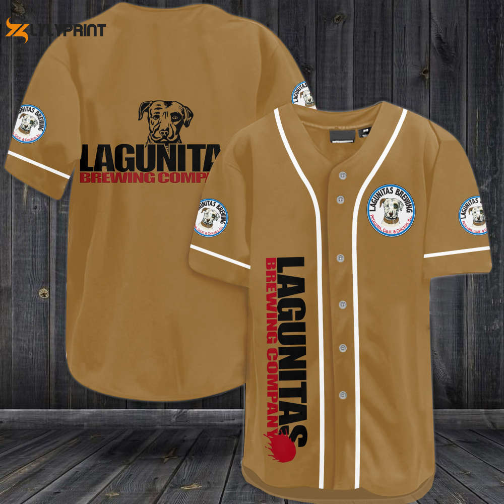 Lagunitas Brewing Company Baseball Jersey - lylyprint.com baseball jersey product view 1