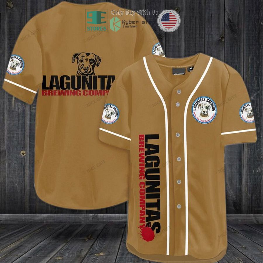 BEST Lagunitas Brewing Company logo Baseball Jersey baseball jersey product view 1