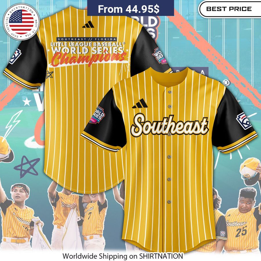 Lake Mary Little League Champions Baseball Jersey baseball jersey product view 1