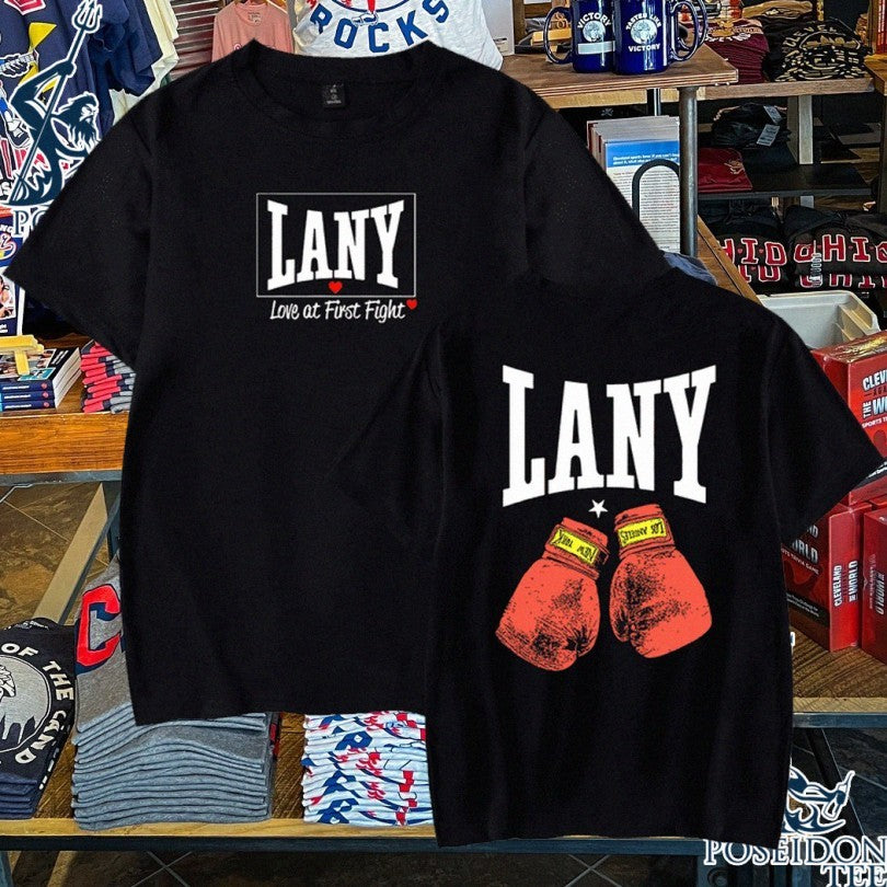 Lany Love At First Fight Boxing Gloves T-shirt Unisex T-shirt, Sweatshirt, Hoodie, Long Sleeve Tee - T-Shirt, Sweatshirt, Hoodie