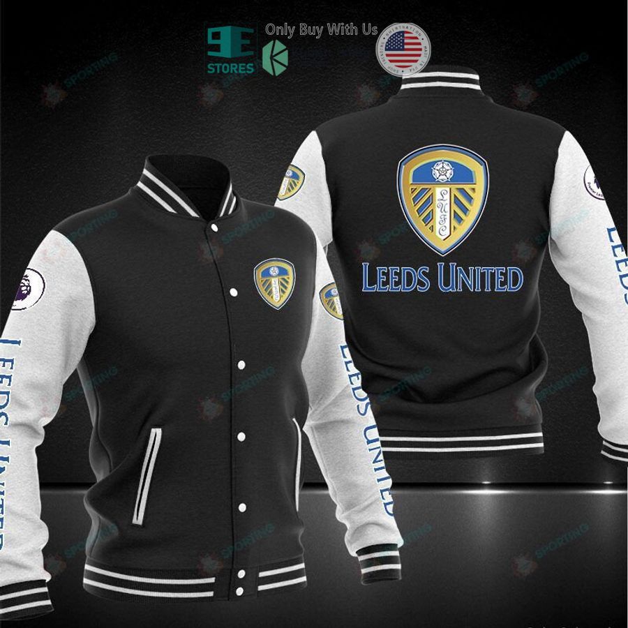 BEST Leeds United Baseball Jacket baseball jersey product view 1