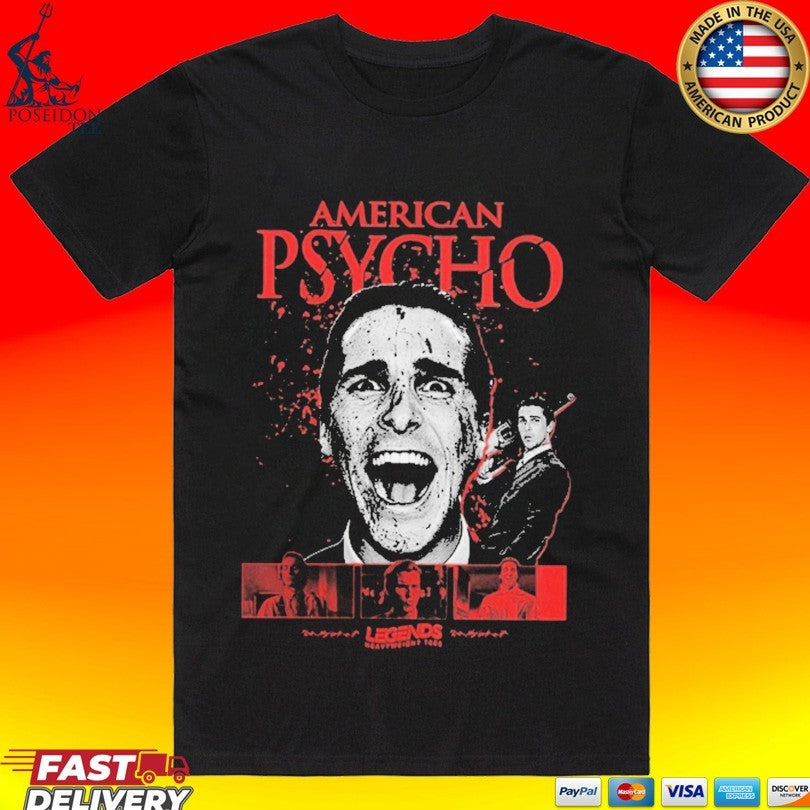 Legends Heavyweight American Psycho T-shirt Unisex T-shirt, Sweatshirt, Hoodie, Long Sleeve Tee - T-Shirt, Sweatshirt, Hoodie