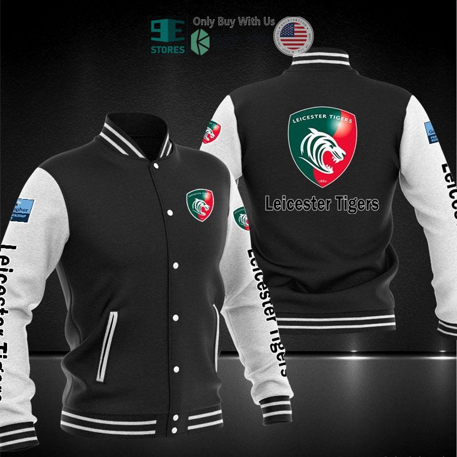 BEST Leicester Tigers Baseball Jacket baseball jersey product view 1