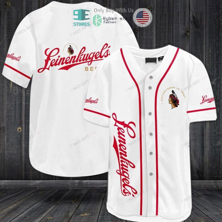 BEST Leinenkugel's logo Baseball Jersey baseball jersey product view 1