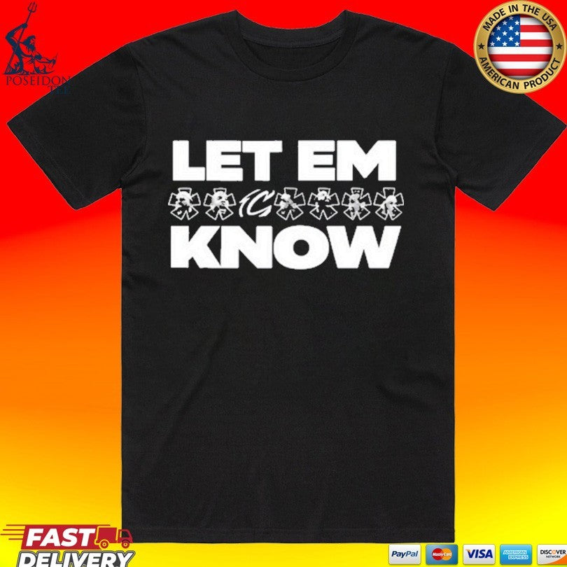 Let Em Know Playoffs 2026 T-shirt Unisex T-shirt, Sweatshirt, Hoodie, Long Sleeve Tee - T-Shirt, Sweatshirt, Hoodie