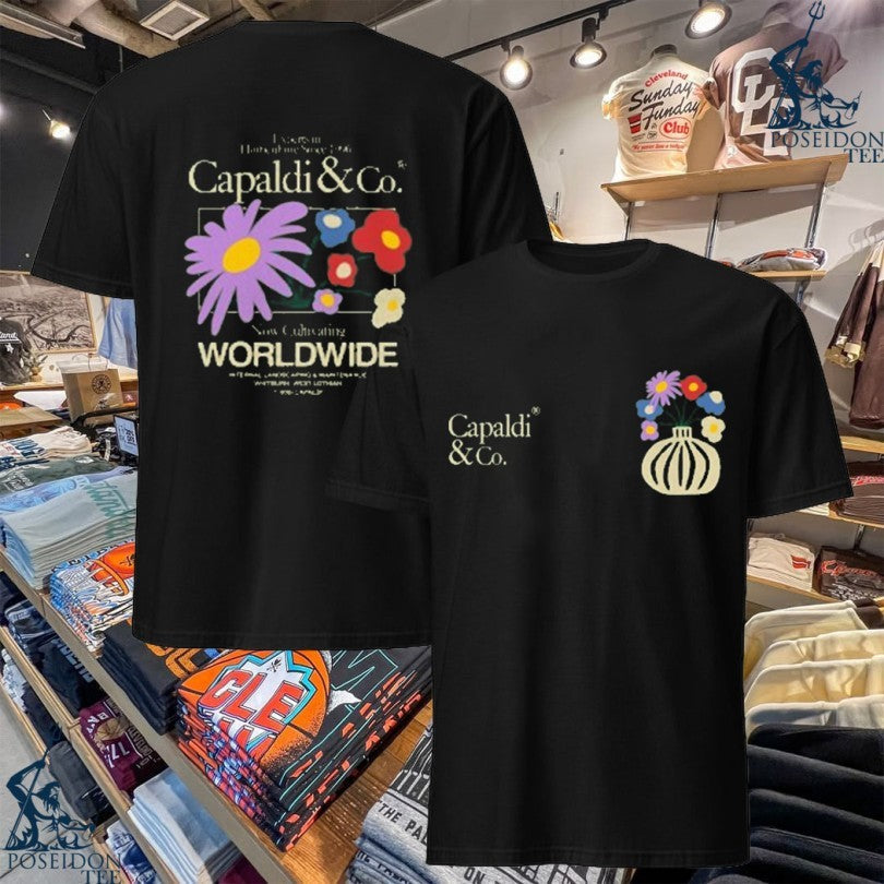 Lewis Capaldi Capaldi & Co Flower Pot T-shirt Unisex T-shirt, Sweatshirt, Hoodie, Long Sleeve Tee - T-Shirt, Sweatshirt, Hoodie
