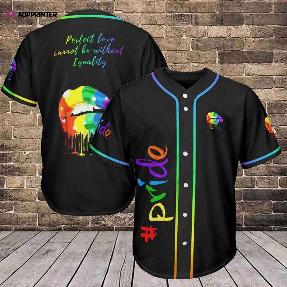 LGBT Pride Baseball Jersey 316 - QT204283Td Baseball Tee: Stand Out with Style! - Aopprinter baseball jersey product view 1