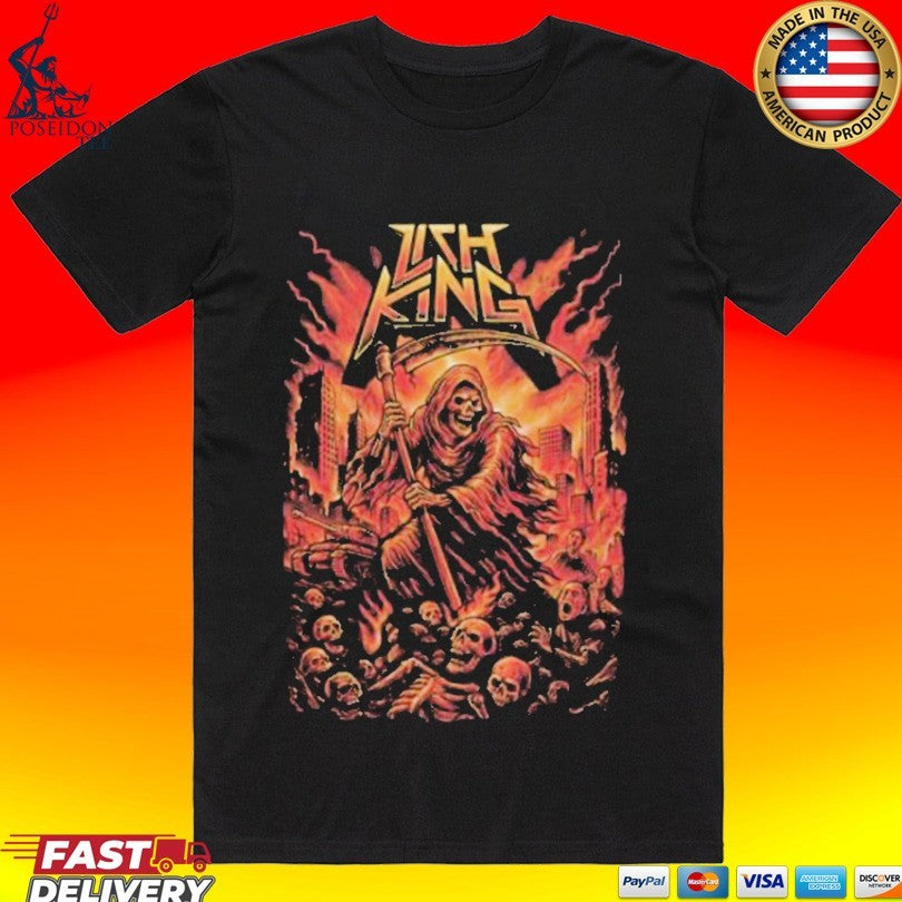 Lichking Metal Act Of War T-shirt Unisex T-shirt, Sweatshirt, Hoodie, Long Sleeve Tee - T-Shirt, Sweatshirt, Hoodie