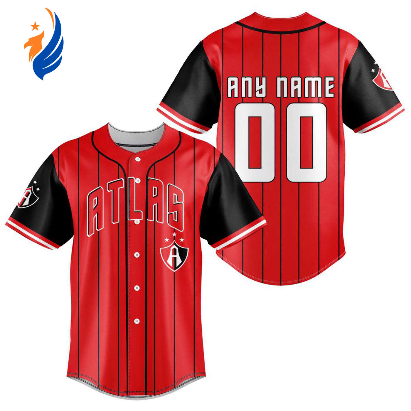 LIGA MX Atlas F.C Special Baseball Jersey Gift for Men Women - Bafud baseball jersey product view 1