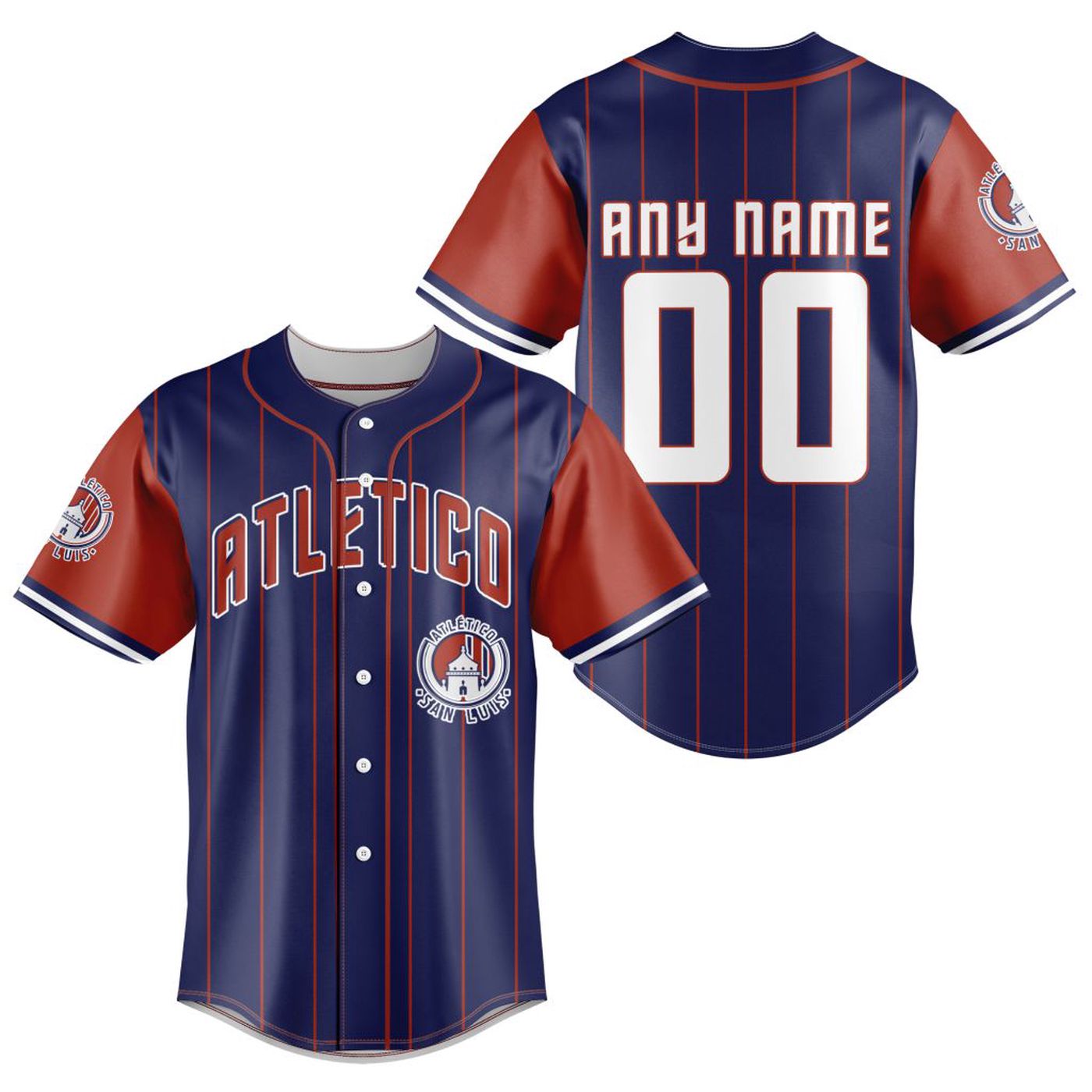 LIGA MX Atletico San Luis Special Baseball Jersey Gift for Men Women - Bafud baseball jersey product view 2