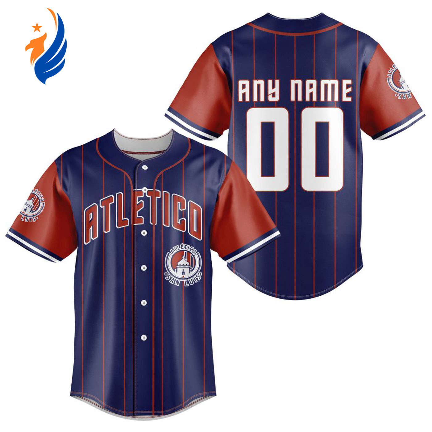 LIGA MX Atletico San Luis Special Baseball Jersey Gift for Men Women - Bafud baseball jersey product view 1