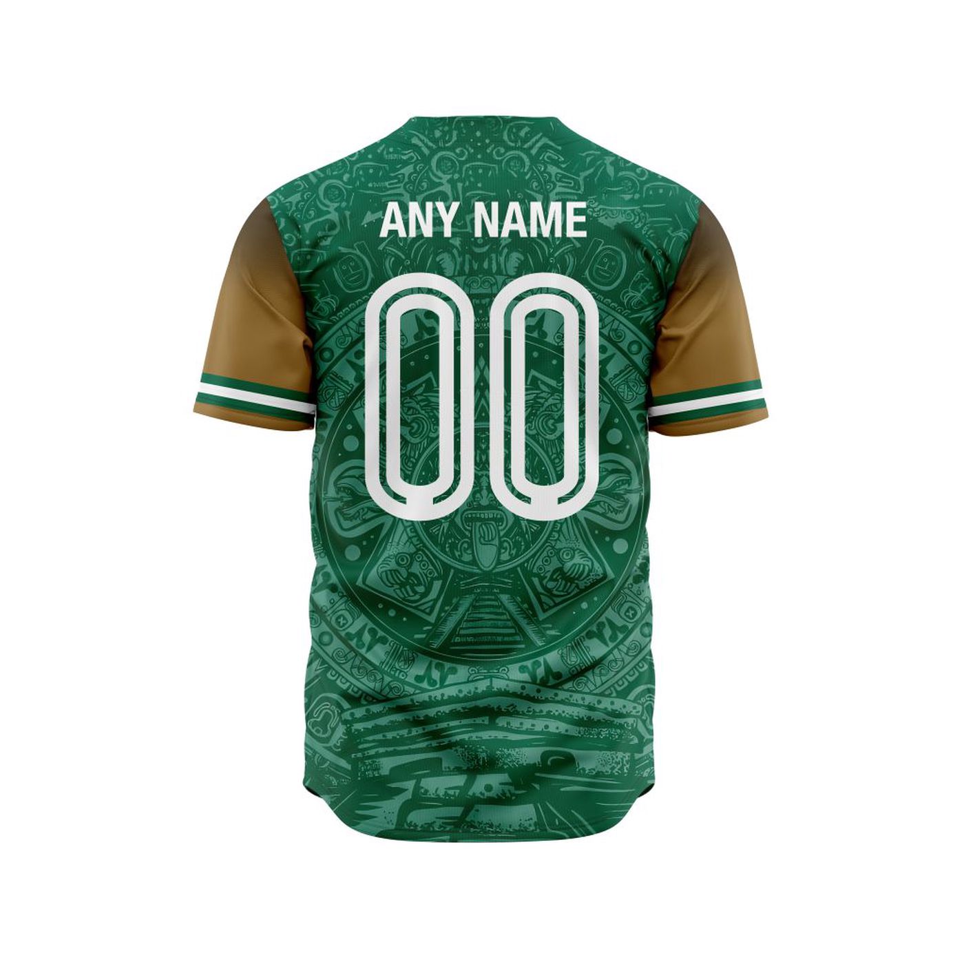 LIGA MX Club Leon Special Aztec Design Baseball Jersey Gift for Men Women - Bafud baseball jersey product view 2