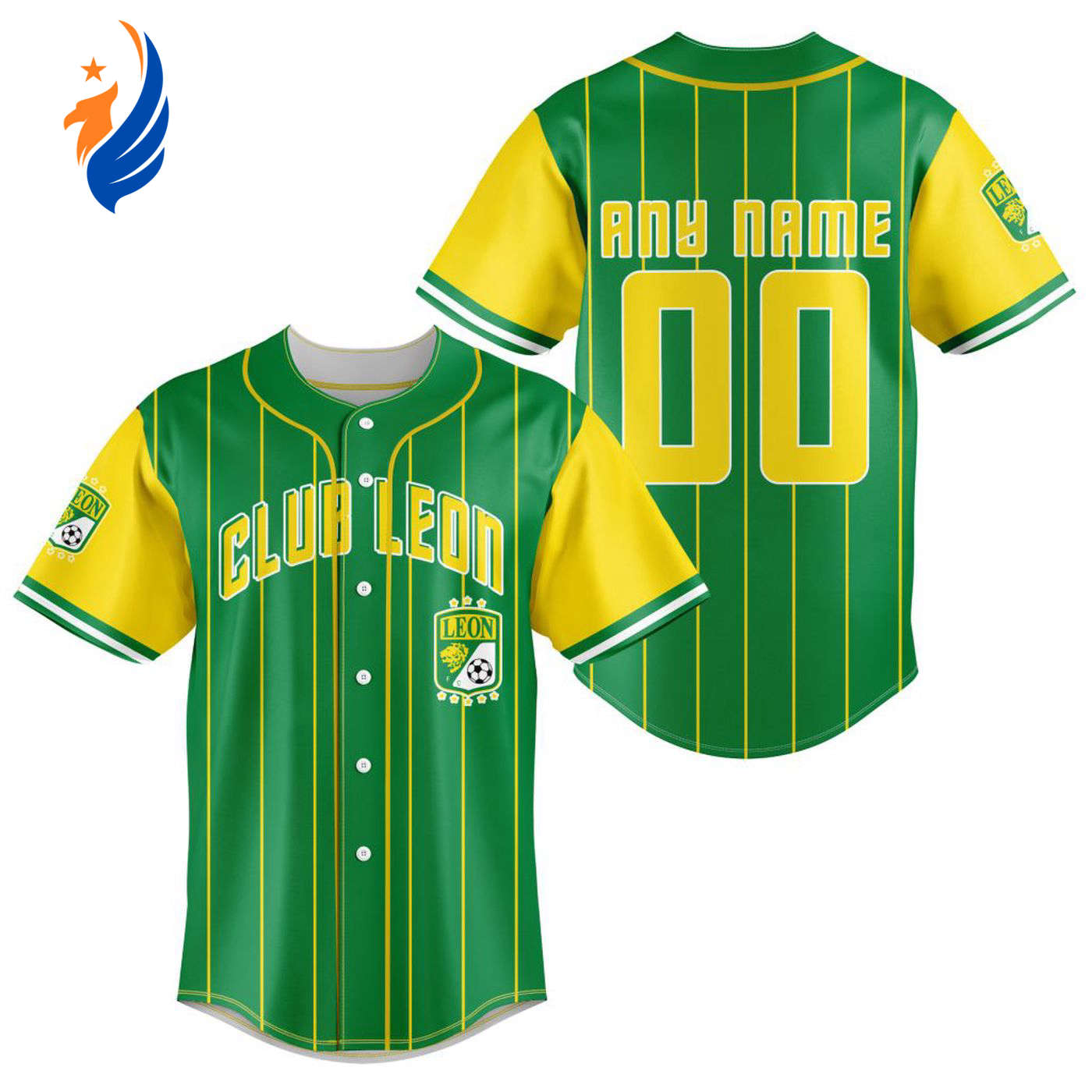 LIGA MX Club Leon Special Baseball Jersey Gift for Men Women - Bafud baseball jersey product view 1
