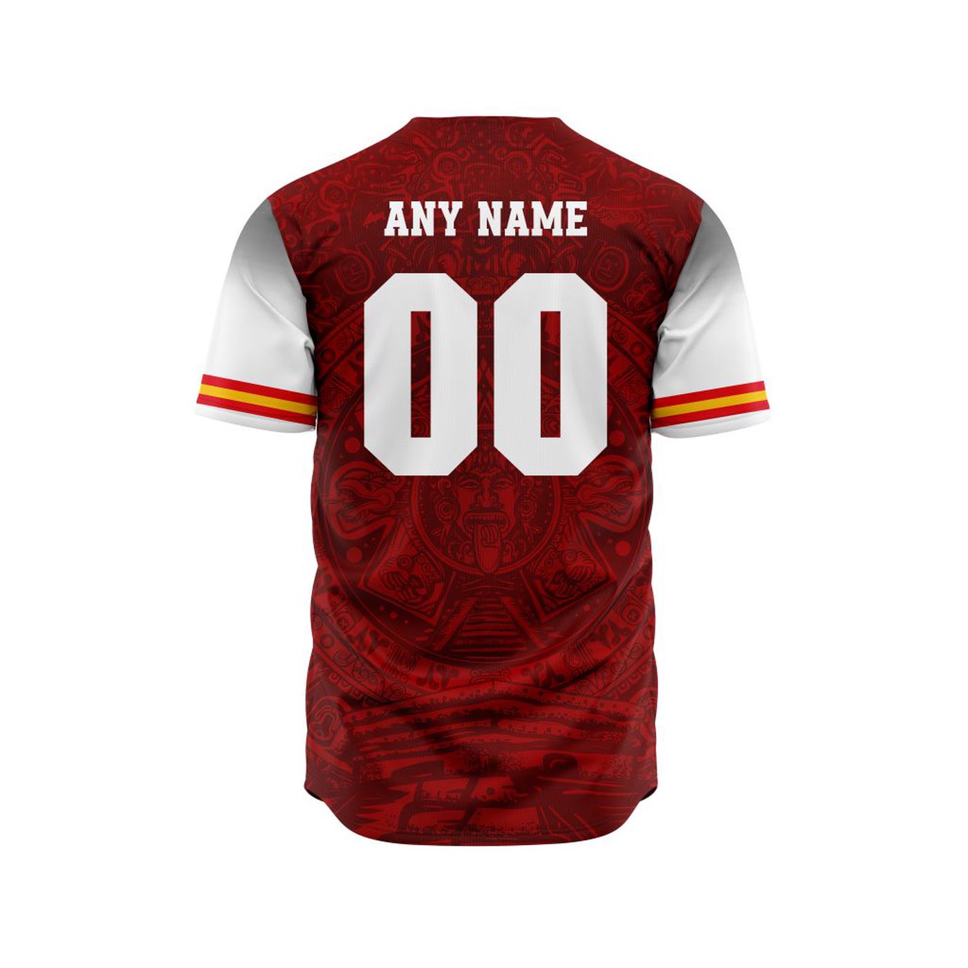 LIGA MX Club Necaxa Special Aztec Design Baseball Jersey Gift for Men Women - Bafud baseball jersey product view 3