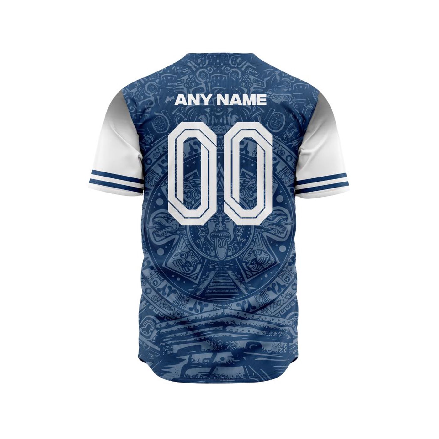 LIGA MX Club Puebla Special Aztec Design Baseball Jersey Gift for Men Women - Bafud baseball jersey product view 3