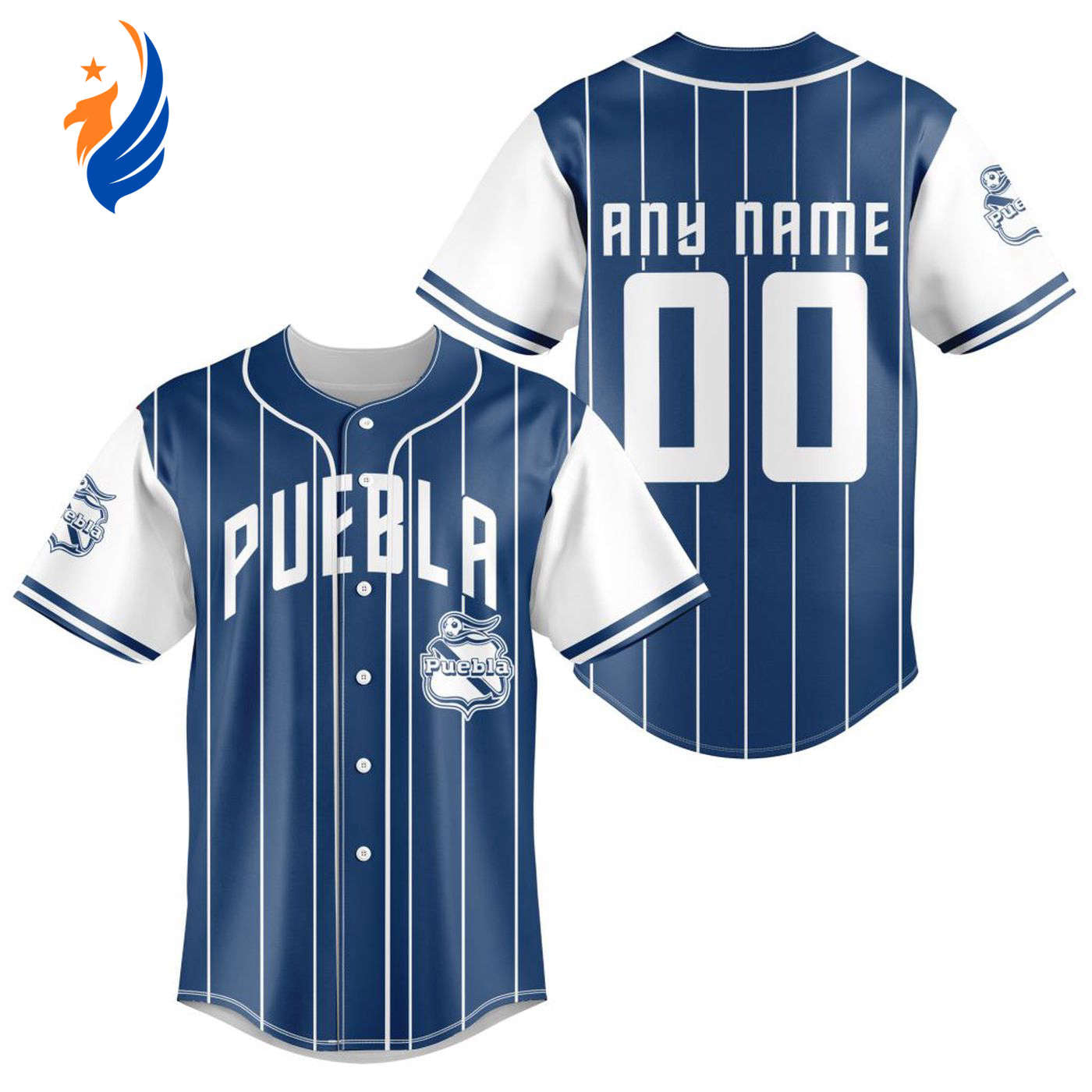 LIGA MX Club Puebla Special Baseball Jersey Gift for Men Women - Bafud baseball jersey product view 1