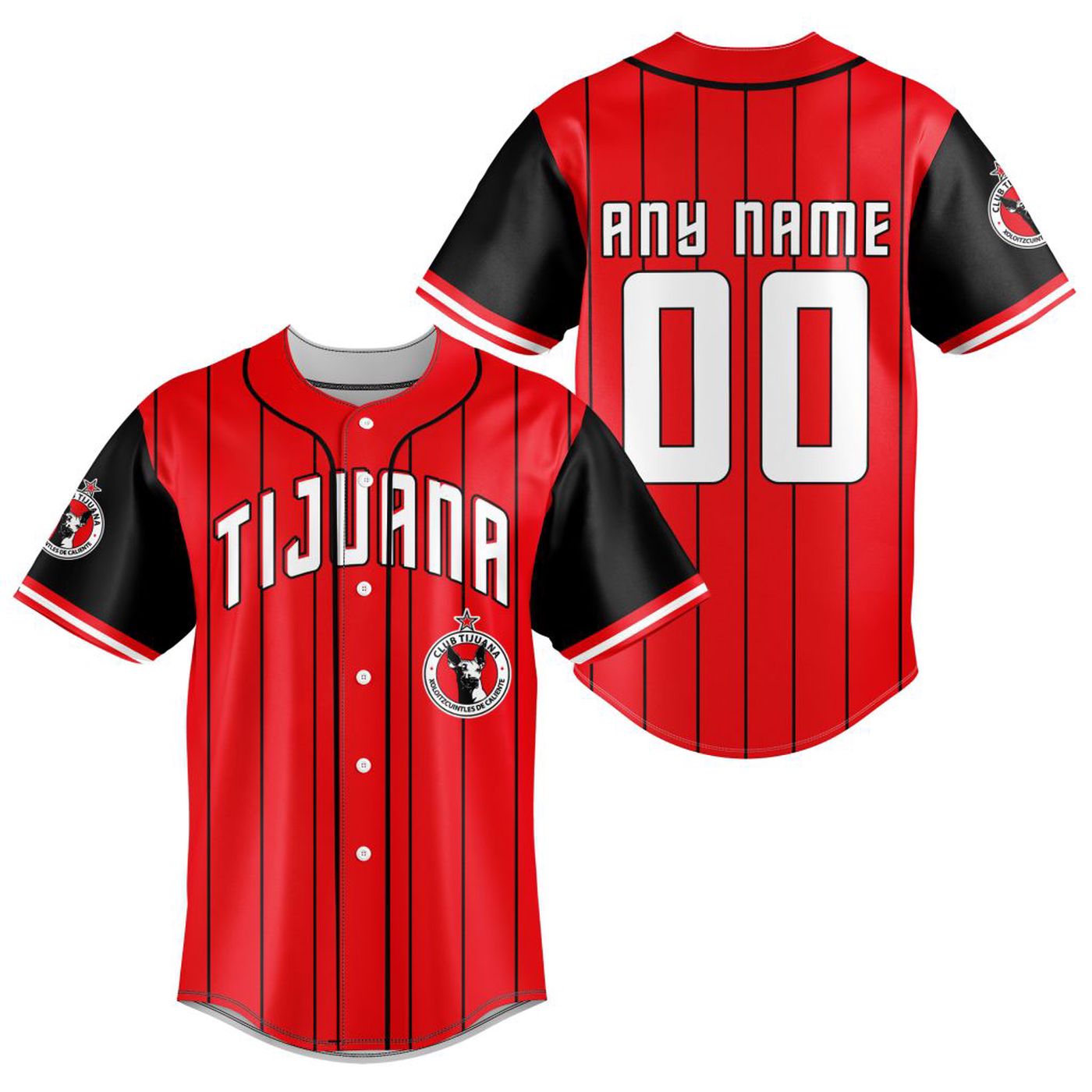 LIGA MX Club Tijuana Special Baseball Jersey Gift for Men Women - Bafud baseball jersey product view 2