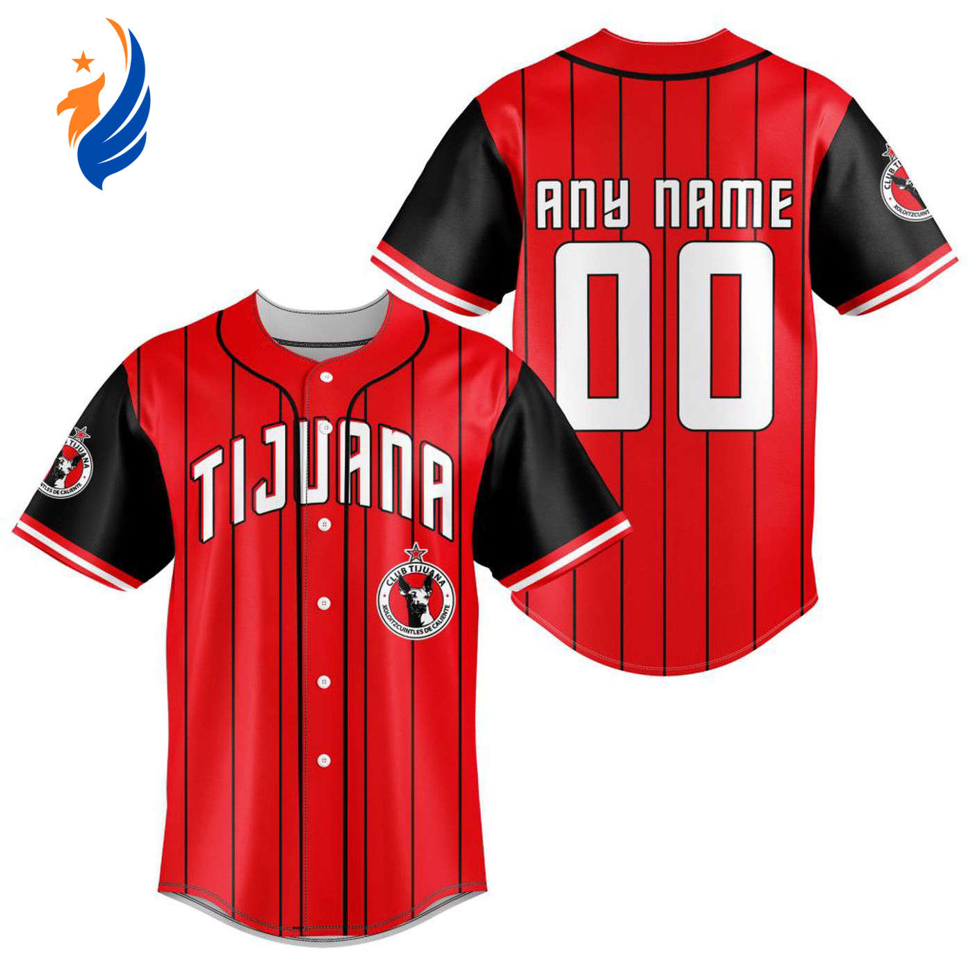 LIGA MX Club Tijuana Special Baseball Jersey Gift for Men Women - Bafud baseball jersey product view 1