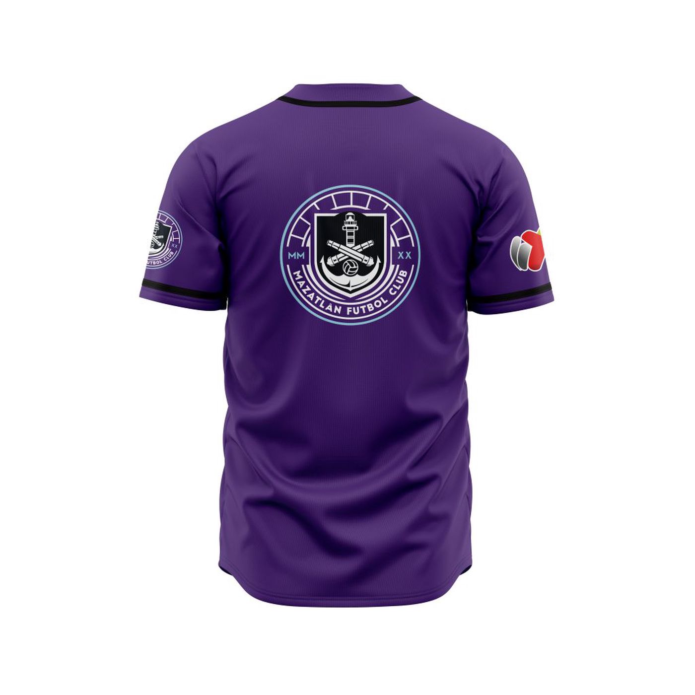 LIGA MX Mazatlan F.C Personalized Name Baseball Jersey Gift for Men Women - Bafud baseball jersey product view 3
