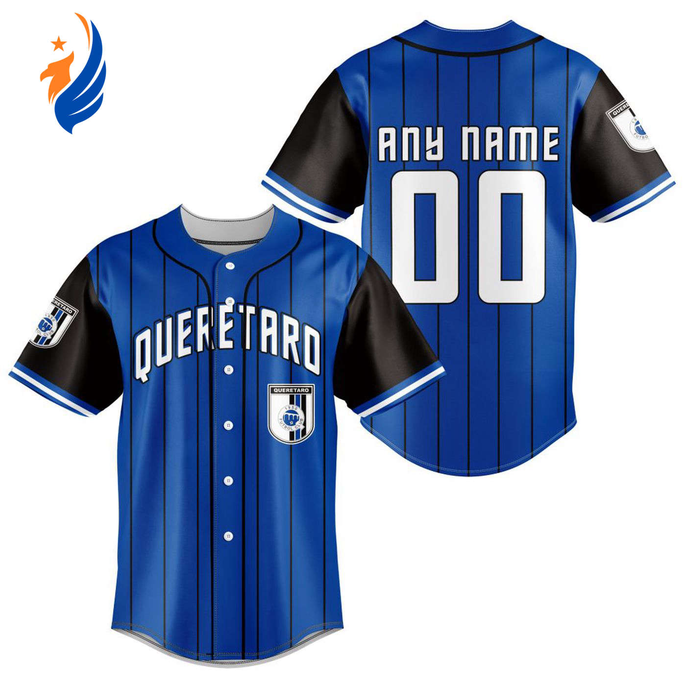 LIGA MX Queretaro F.C Special Baseball Jersey Gift for Men Women - Bafud baseball jersey product view 1