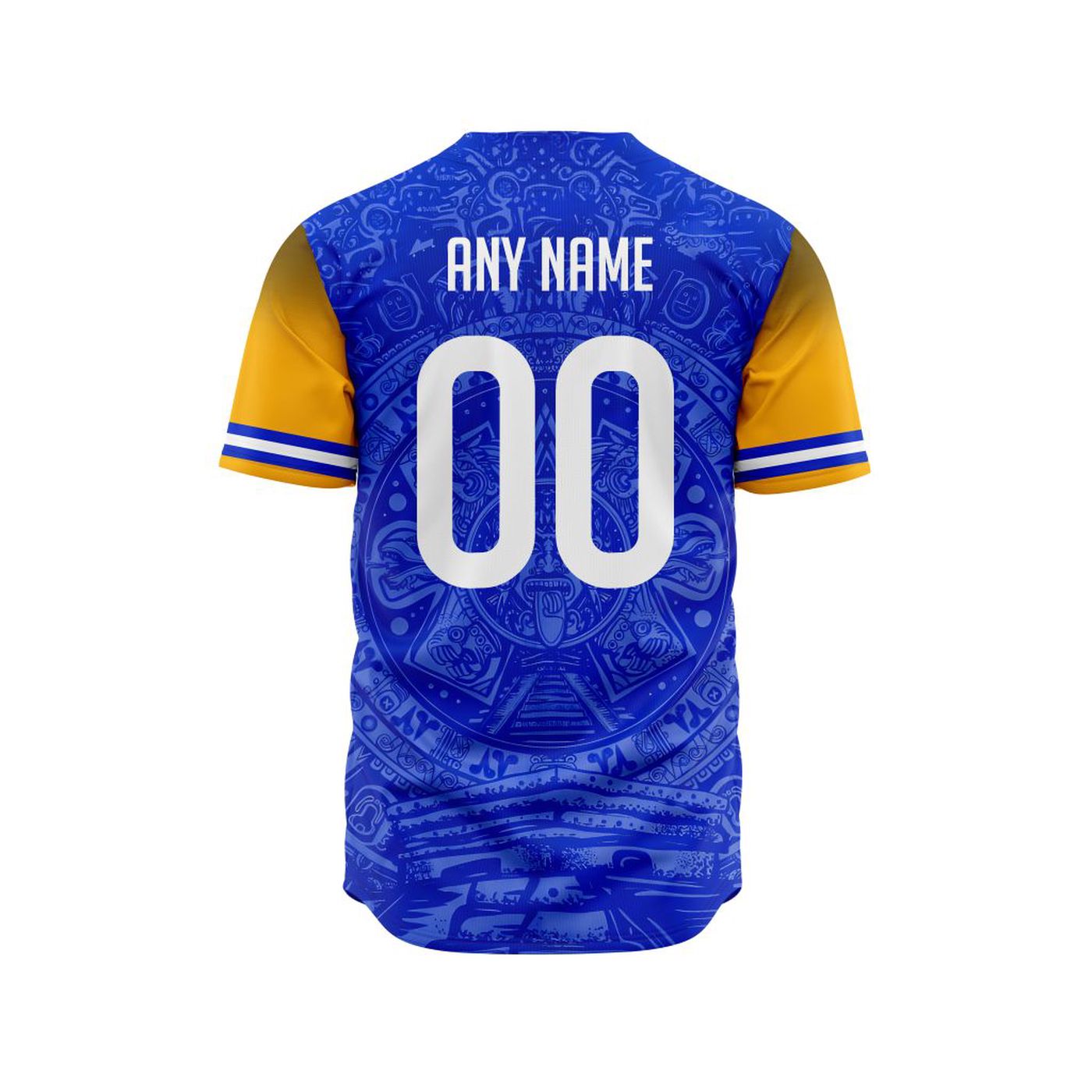 LIGA MX Tigres UANL Special Aztec Design Baseball Jersey Gift for Men Women - Bafud baseball jersey product view 2