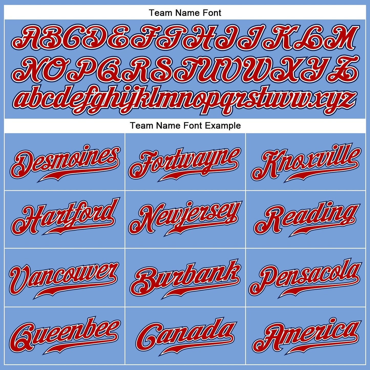 Custom Light Blue White Pinstripe Red-Navy Authentic Baseball Jersey baseball jersey product view 4