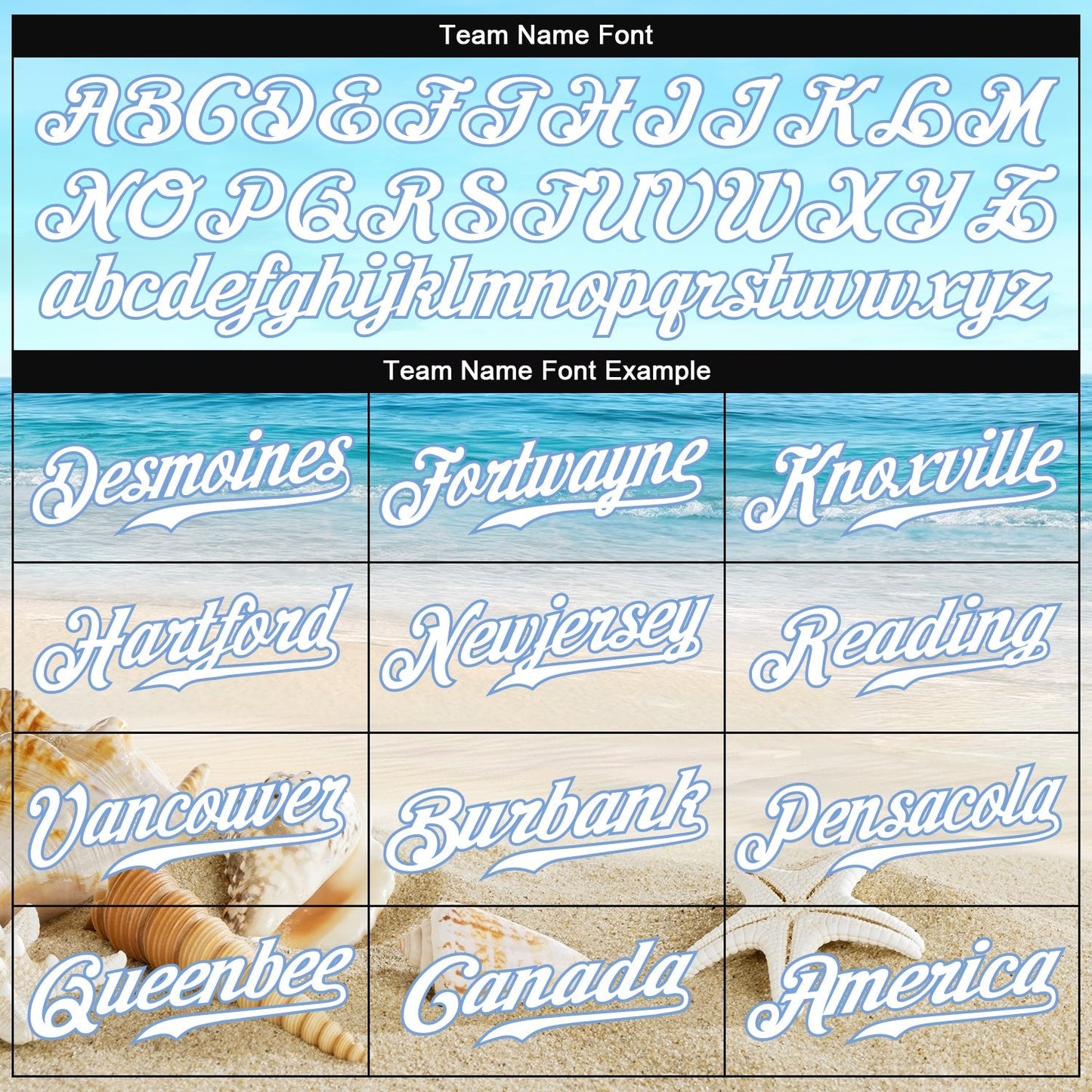 Custom Light Blue White-Light Blue 3D Pattern Design Beach Authentic Baseball Jersey baseball jersey product view 4