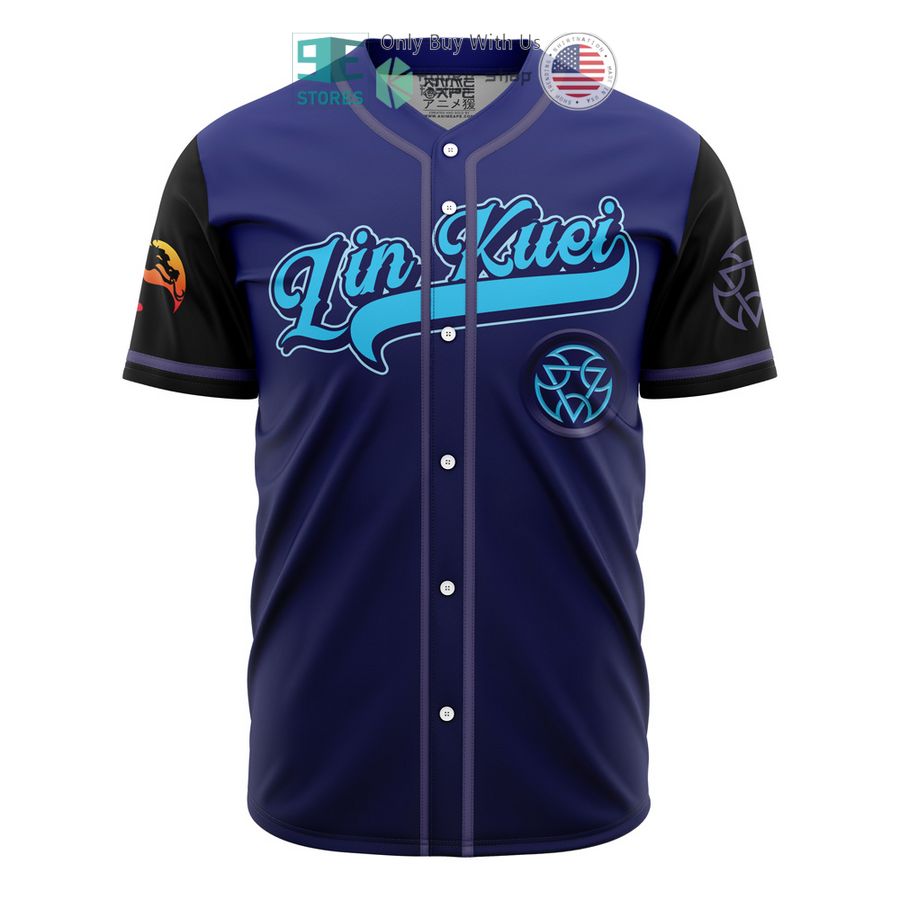 BEST Lin Kuei Sub-Zero Mortal Kombat Baseball Jersey baseball jersey product view 1
