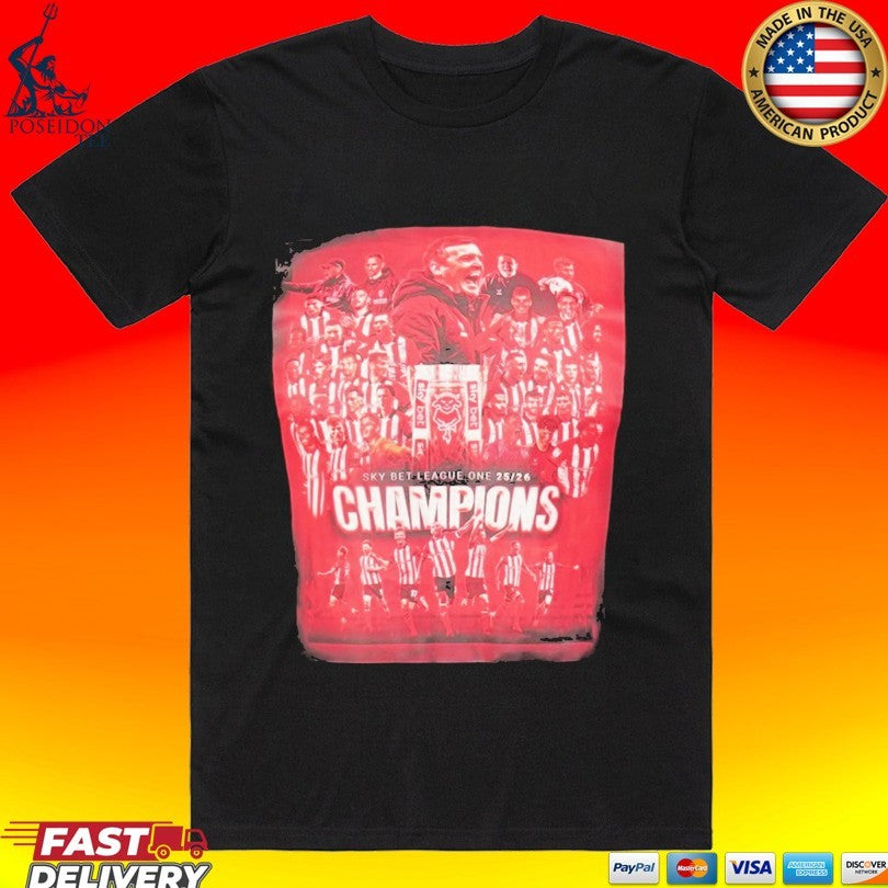 Lincoln City 25 26 Champs Image T-shirt Unisex T-shirt, Sweatshirt, Hoodie, Long Sleeve Tee - T-Shirt, Sweatshirt, Hoodie