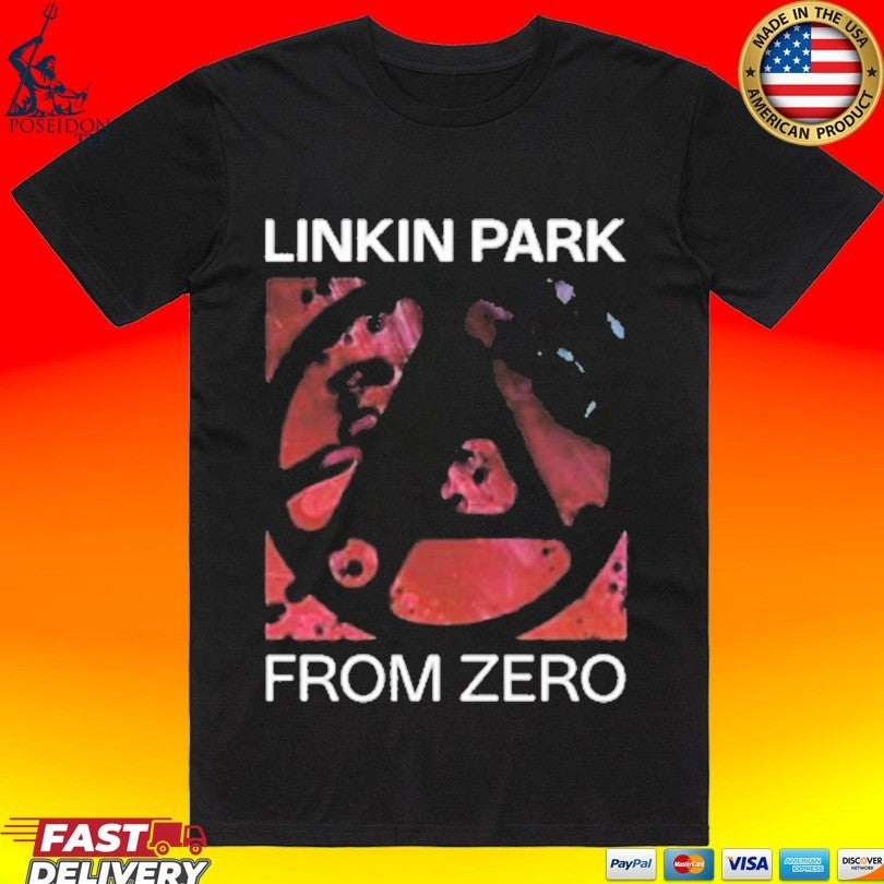 Linkin Park From Zero Texture T-shirt Unisex T-shirt, Sweatshirt, Hoodie, Long Sleeve Tee - T-Shirt, Sweatshirt, Hoodie