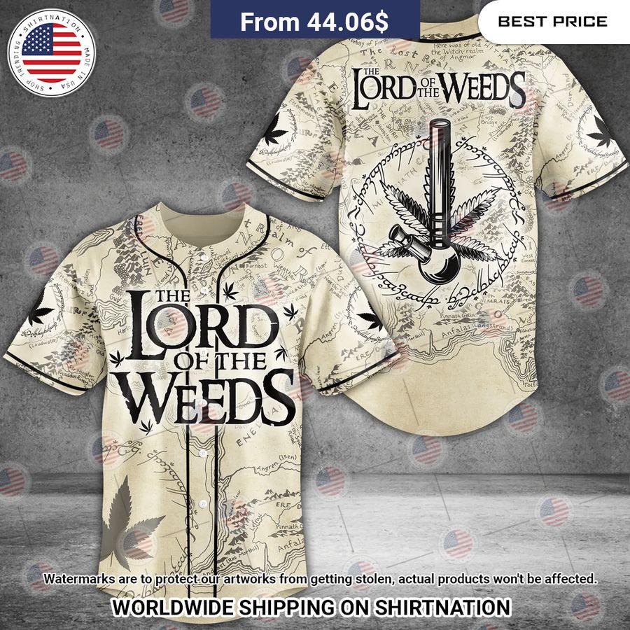 Lord Of The Weeds Baseball Jersey baseball jersey product view 1