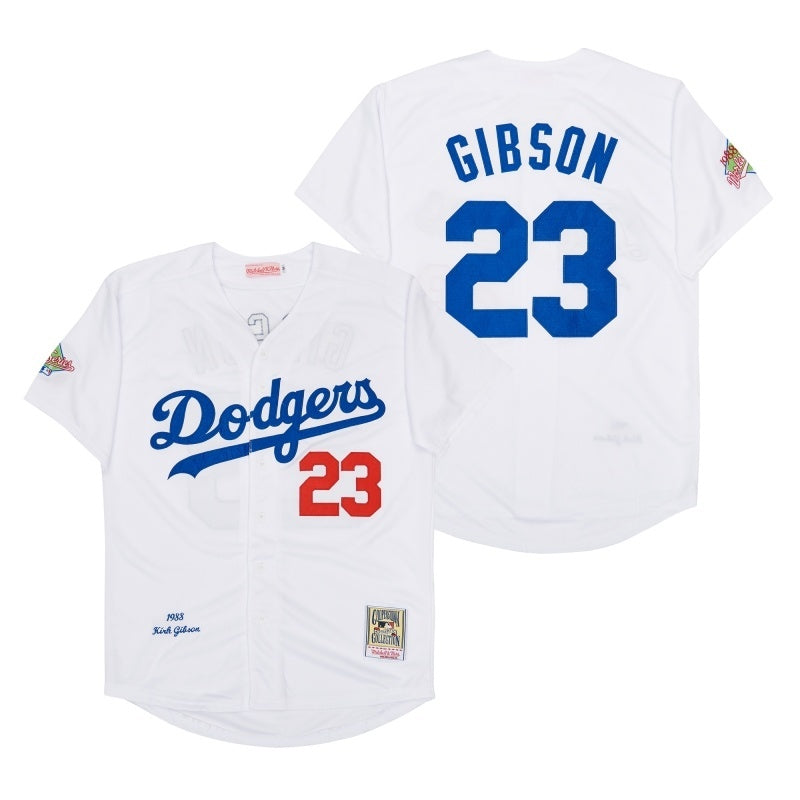 los angeles dodgers #23 kirk gibson Style 6 Baseball Jersey baseball jersey product view 1