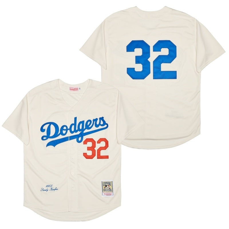 los angeles dodgers #32 sandy koufax Style 1 Baseball Jersey baseball jersey product view 1