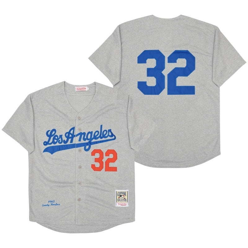 los angeles dodgers #32 sandy koufax Style 7 Baseball Jersey baseball jersey product view 1
