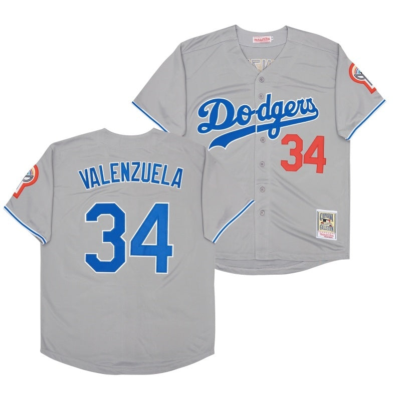 los angeles dodgers #34 fernando valenzuela Style 13 Baseball Jersey baseball jersey product view 1