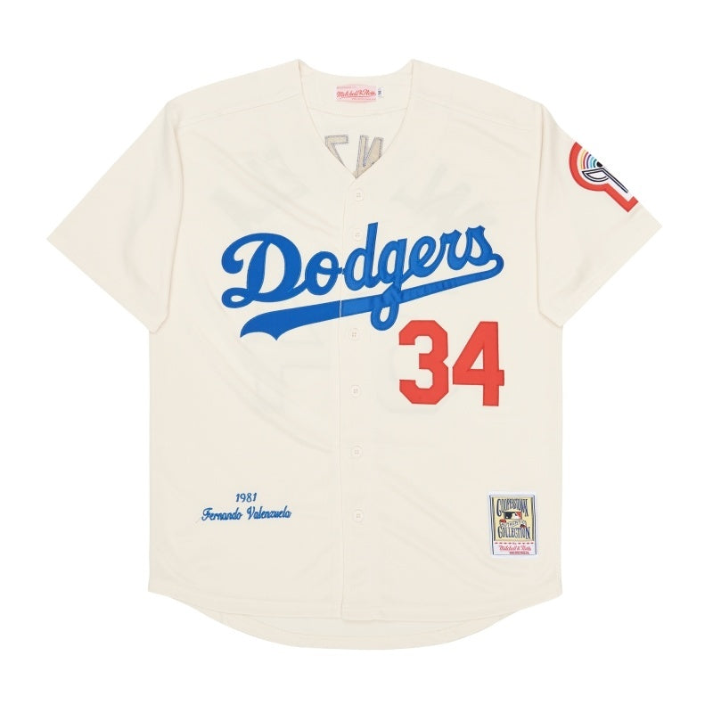los angeles dodgers #34 fernando valenzuela Style 15 Baseball Jersey baseball jersey product view 1