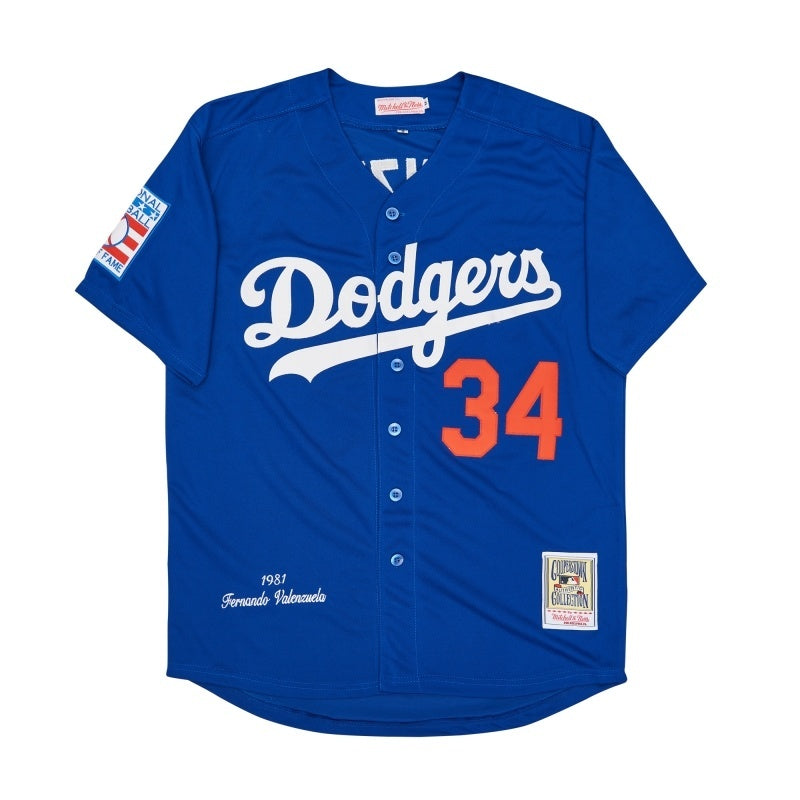 los angeles dodgers #34 fernando valenzuela Style 6 Baseball Jersey baseball jersey product view 1