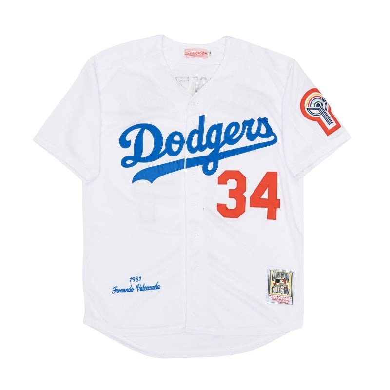 los angeles dodgers #34 fernando valenzuela Style 9 Baseball Jersey baseball jersey product view 1