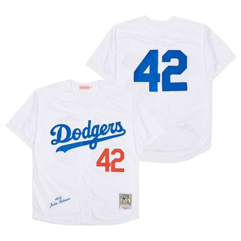 los angeles dodgers #42 jackie robinson Style 19 Baseball Jersey baseball jersey product view 1