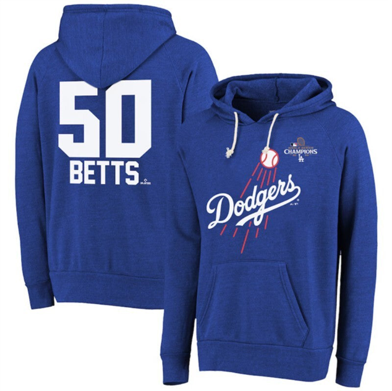 los angeles dodgers #50 mookie betts royal 2024 world series champions name & Baseball Jersey baseball jersey product view 1