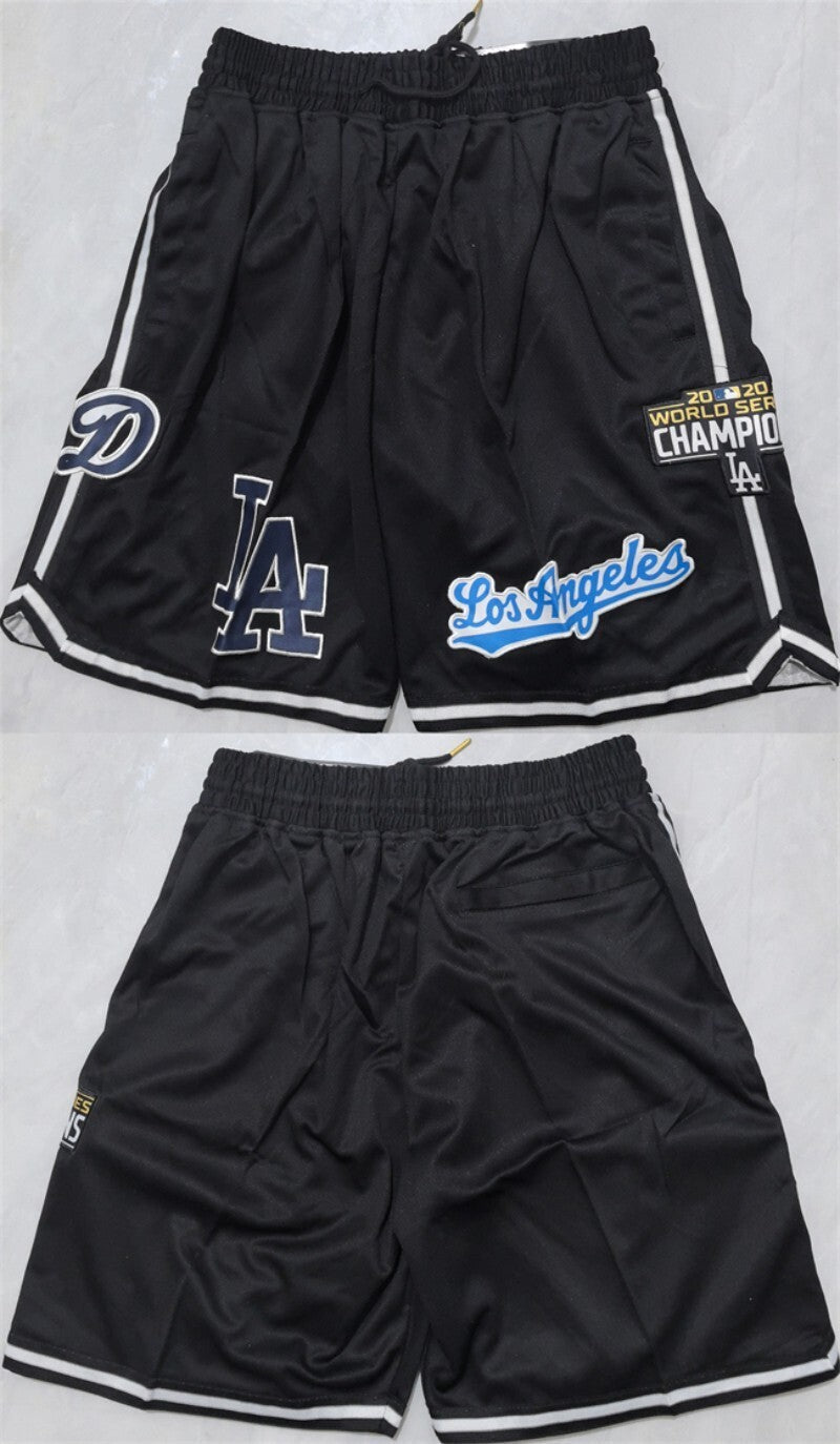 los angeles dodgers black shorts (run small)001 Baseball Jersey baseball jersey product view 1