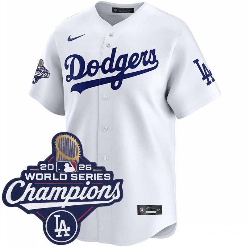 los angeles dodgers home limited 2025 world series champions jersey Style 2 Baseball Jersey baseball jersey product view 1