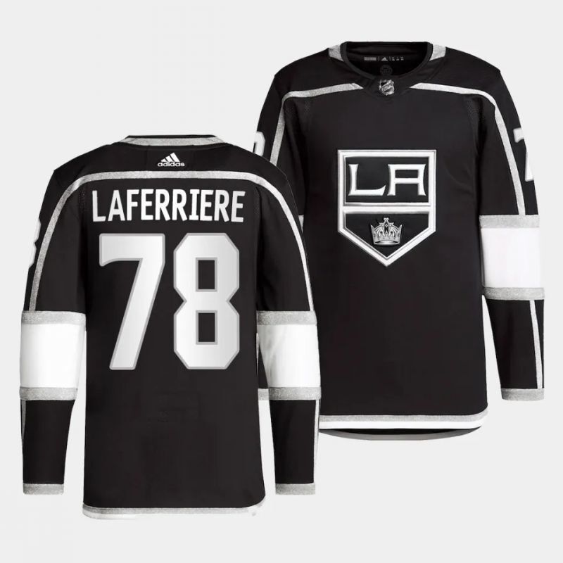 los angeles kings #78 alex laferriere home black jersey Hockey Jersey hockey jersey product view 1