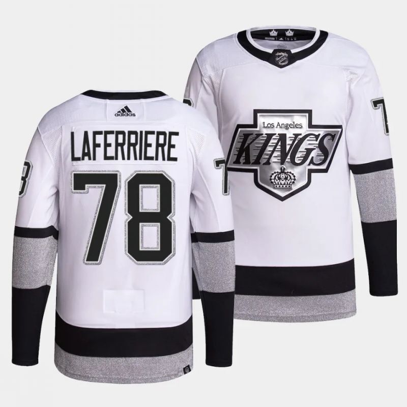 los angeles kings #78 alex laferriere white alternate jersey Hockey Jersey hockey jersey product view 1